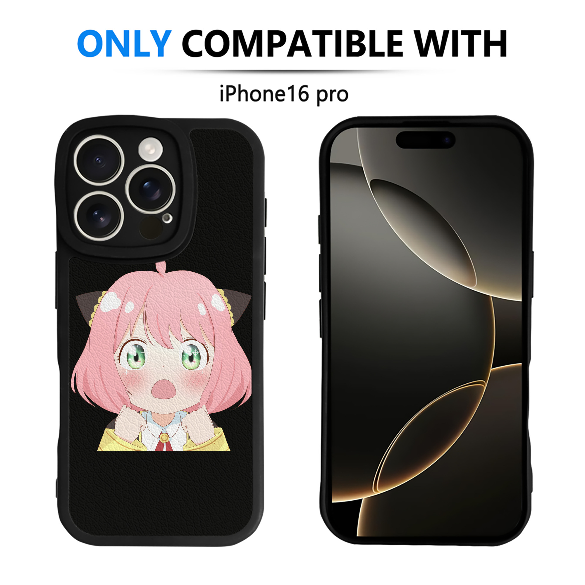 （画像用） SPY×FAMILY间谍家家酒 【iPhone 16シリーズ対応】シリコンスマホケース（レザー調） 材質：シリコン